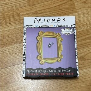 FRIENDS Purple and Gold Peephole Picture Frame